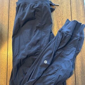 lululemon athletica navy dance studio mid rise joggers